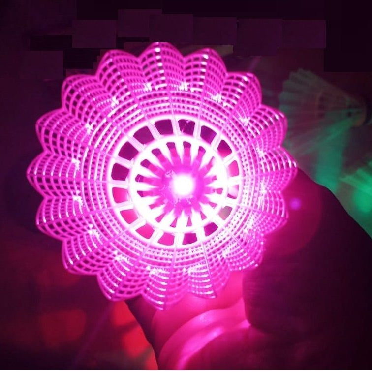 SINGLE LED SHUTTLECOCK -2in1- Lighting On/Off Switch - Rechargeable - Different colors light available - Oshi.pk - Buy & Sell Online