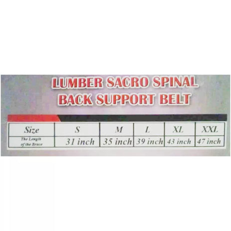 LUMBER SACRO SPINAL BACK SUPPORT BELT - Oshi.pk - Buy & Sell Online