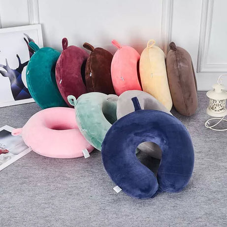 Travel Pillow U Shaped Pillow Neck Support Memory Foam Bolster travel Pillow