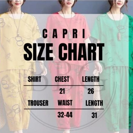 Green Black Circle Printed Capri - Oshi.pk - Buy & Sell Online