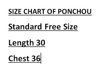 New Heart Women's Bat-Wing Style Printed Fleece Poncho - Oshi.pk - Buy & Sell Online