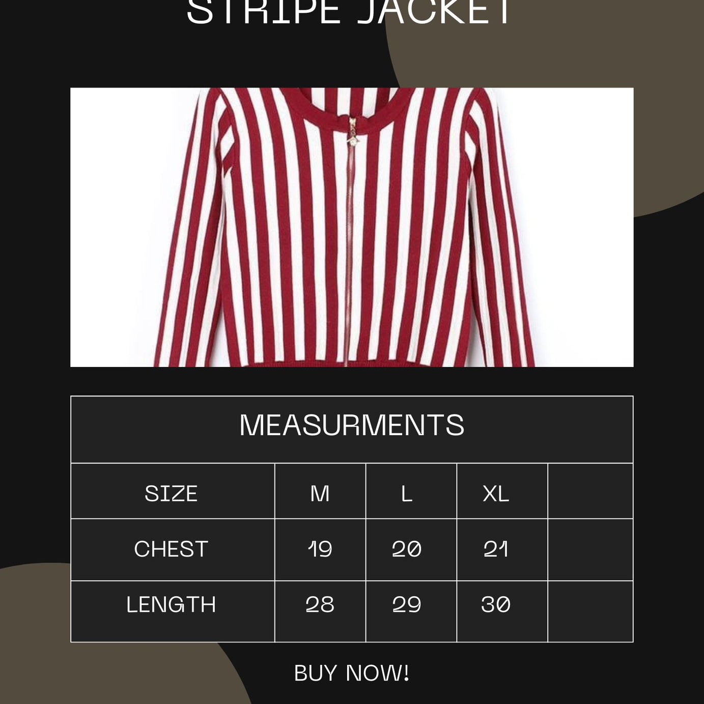 Fleece Strip Jacket For Grils and Women - Oshi.pk - Buy & Sell Online