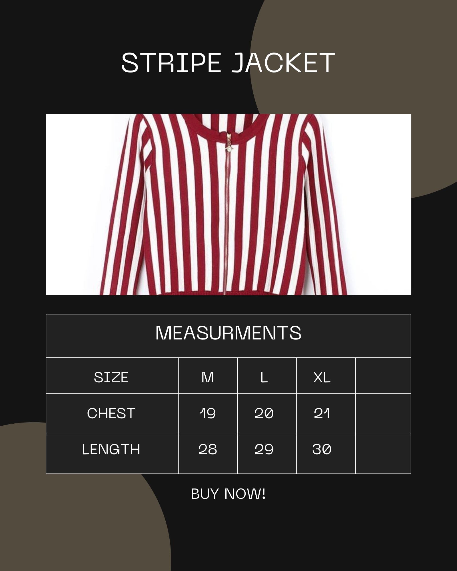 Fleece Strip Jacket For Grils and Women - Oshi.pk - Buy & Sell Online