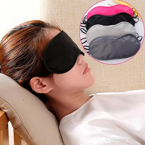 Sleeping Nap Eye Mask Eye Shade Cover Comfortable Sleep Eye Mask Shade Cover Blindfold Night Sleeping Travel Aid Sleeping Mask Blindfold Eyepatch - Oshi.pk - Buy & Sell Online