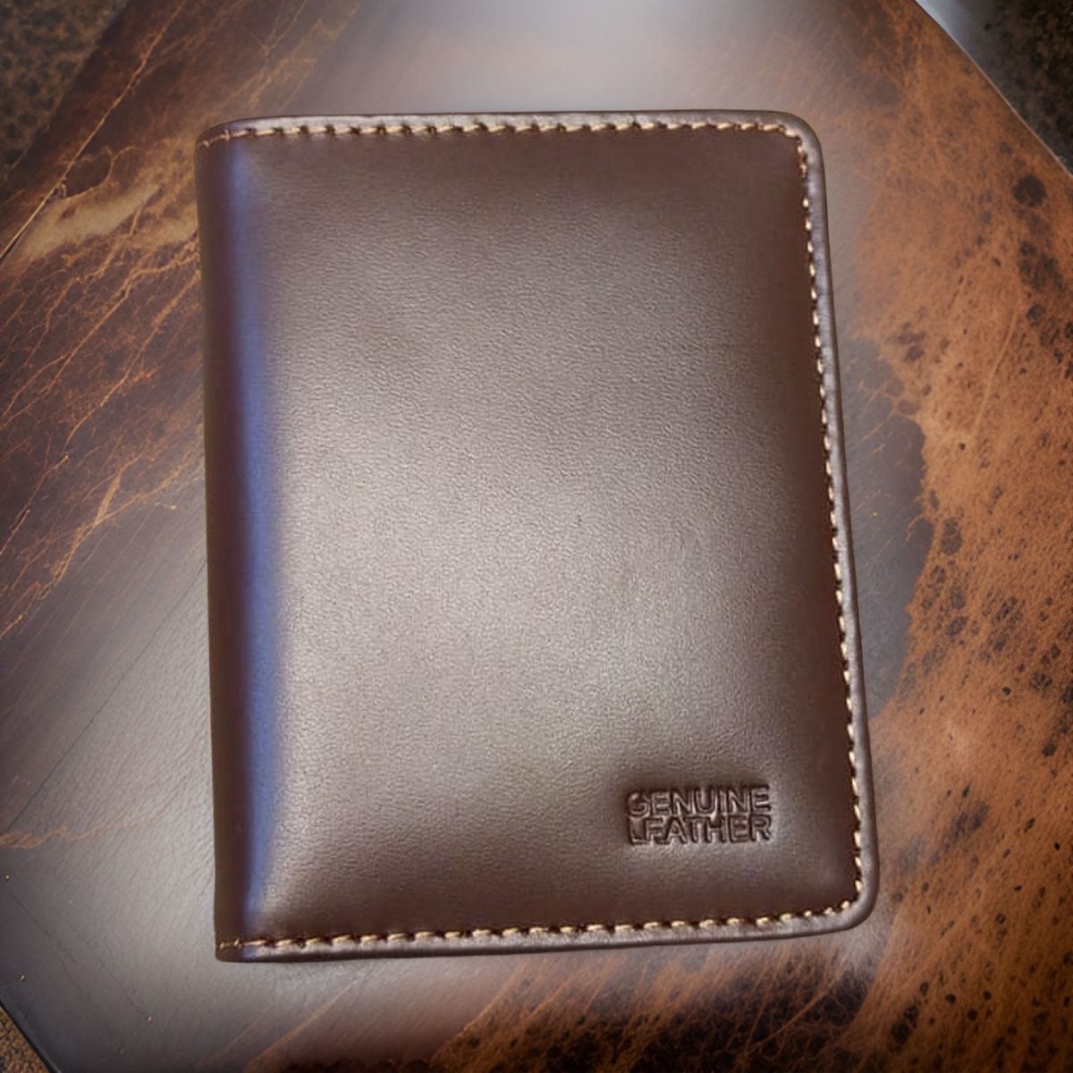 Slim Genuine Leather Short Wallet Mini Card Holder For Men - Oshi.pk - Buy & Sell Online