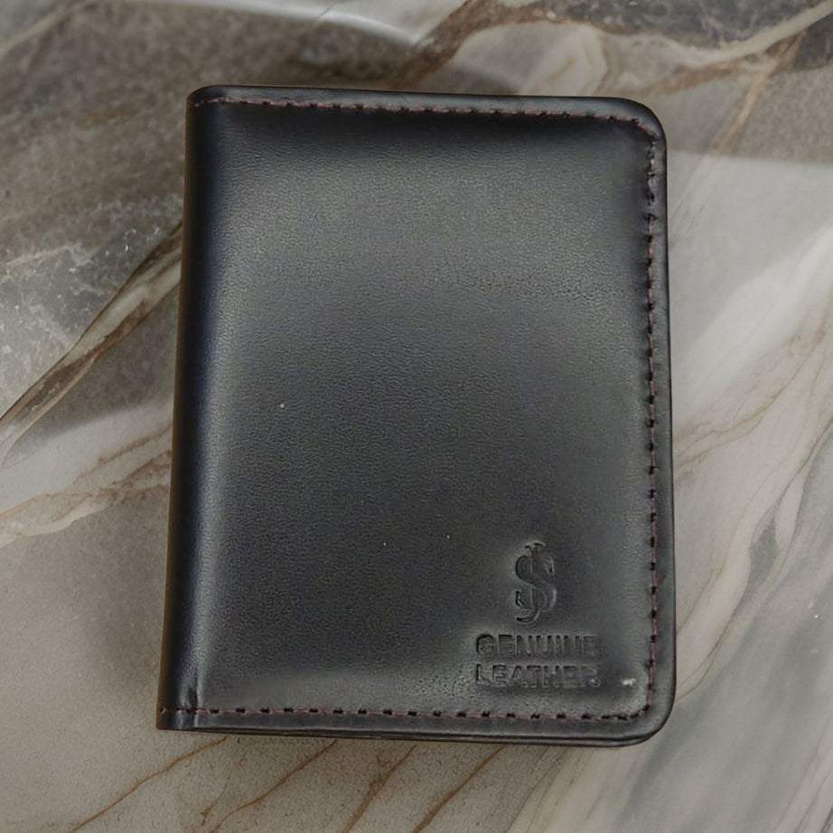 Slim Genuine Leather Short Wallet Mini Card Holder For Men - Oshi.pk - Buy & Sell Online