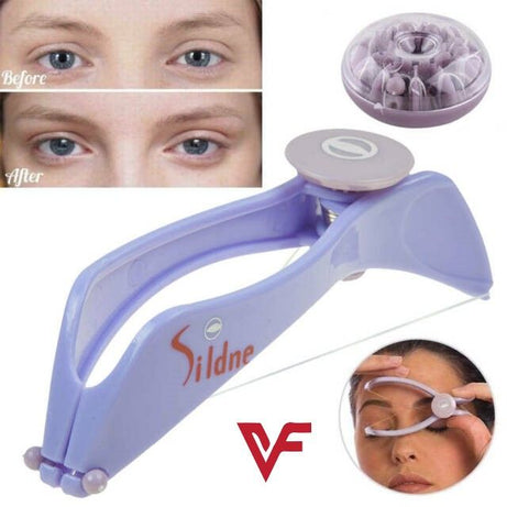 Slique Eyebrows Face & Body Hair Threading Machine & Removal System with 5 pre-cut extra strength threads Quick & Painless Threading Eye brow - Oshi.pk - Buy & Sell Online