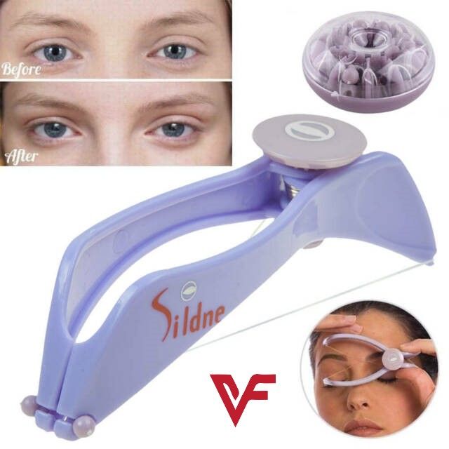 Slique Eyebrows Face & Body Hair Threading Machine & Removal System with 5 pre-cut extra strength threads Quick & Painless Threading Eye brow - Oshi.pk - Buy & Sell Online