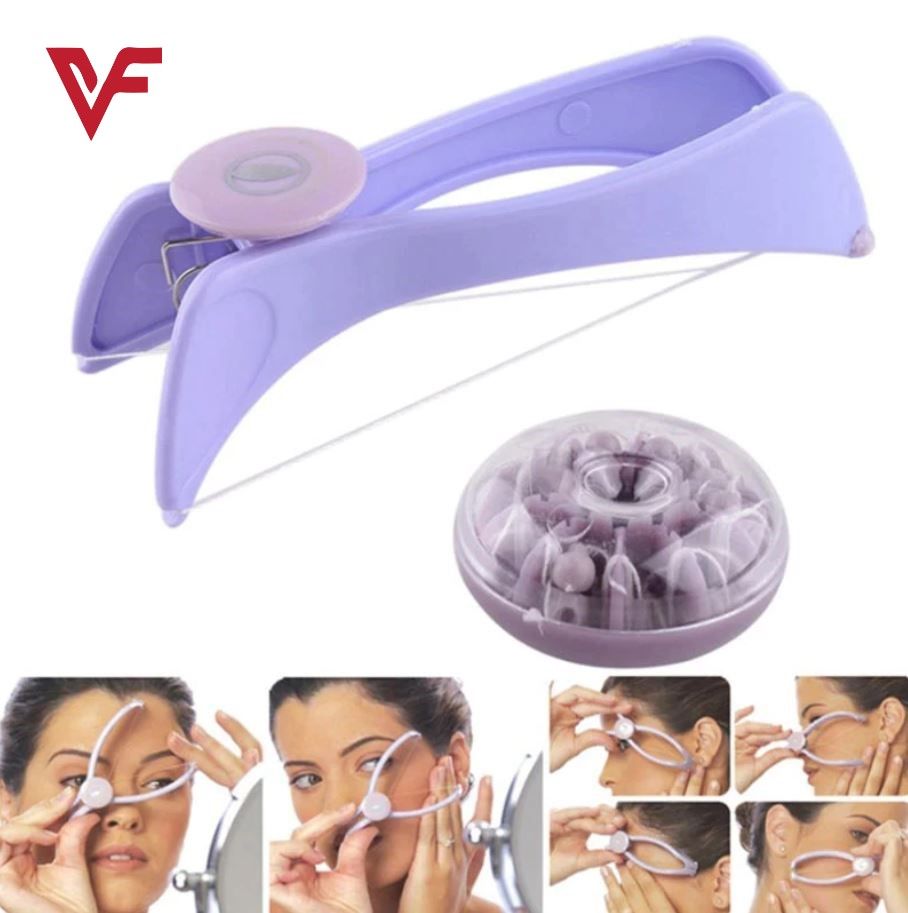 Slique Eyebrows Face & Body Hair Threading Machine & Removal System with 5 pre-cut extra strength threads Quick & Painless Threading Eye brow - Oshi.pk - Buy & Sell Online