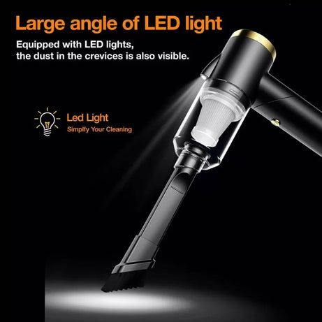 Small Car Vacuum Handheld Portable Vacuum Cleaner, Rechargeable Mini Vacuum For Car/Home/Office Hand Held Vacuum Cleaner - Oshi.pk - Buy & Sell Online