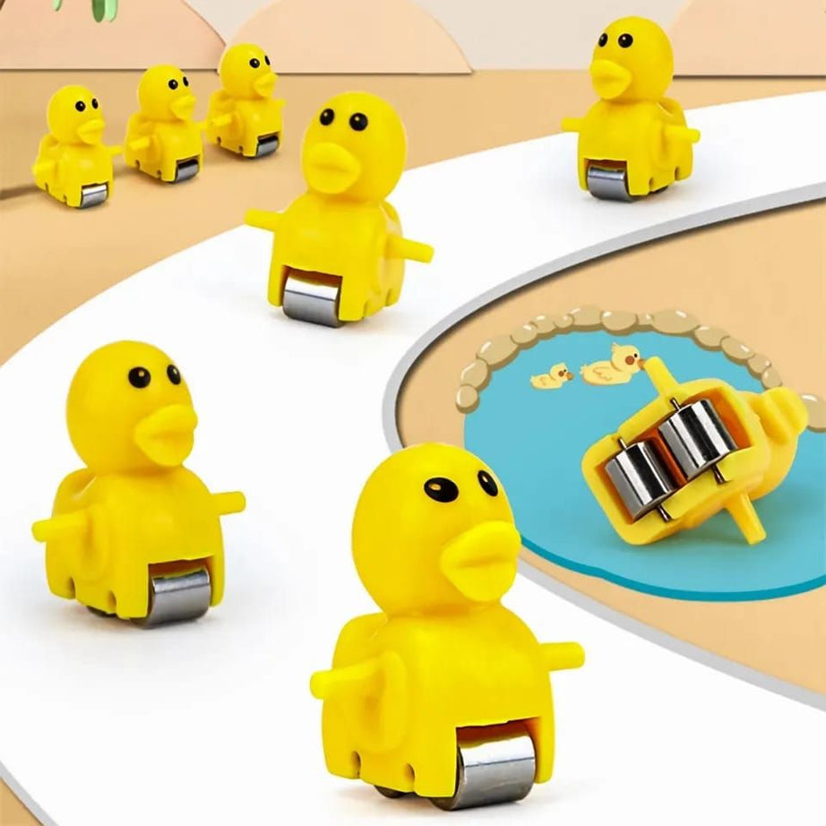 Small Ducks Climbing Toys, Electric Ducks Chasing Race Track Game Set, Playful Roller Coaster Toys with 3 Duck LED Flashing Lights & Music Button, Fun - Oshi.pk - Buy & Sell Online