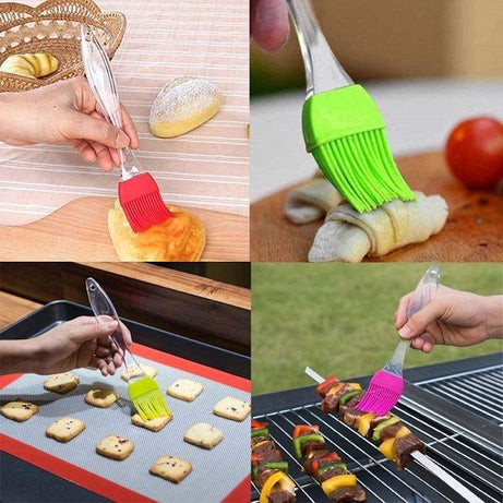 Small Silicone Brush and Spatula Set 2pcs - Oshi.pk - Buy & Sell Online