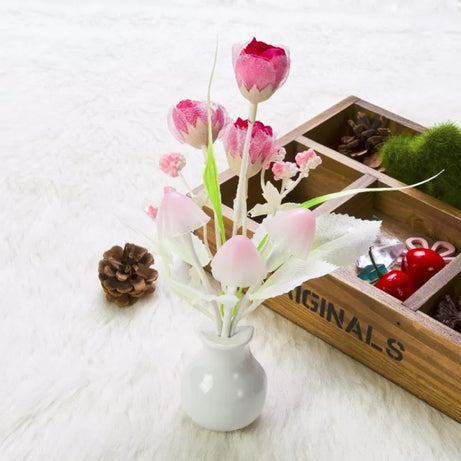 SMART CHOICE Large Mushroom Sleeping Lamp Flower Avatar Mushroom Sleep Lamp LED Mushroom Flower Avatar - Oshi.pk - Buy & Sell Online