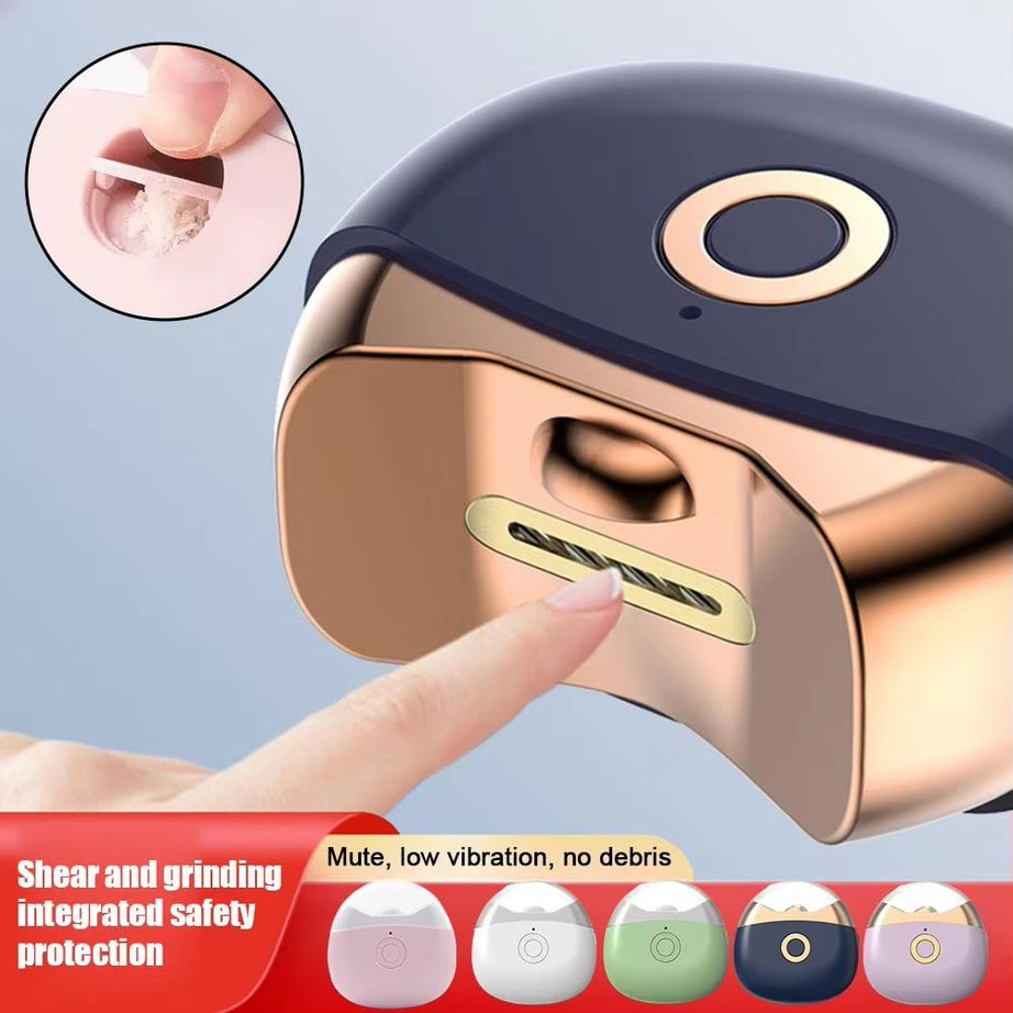 Smart Nail Polisher Electric Automatic Nail Clipper Mini Portable Finger Nail Tools for Kids Baby - Oshi.pk - Buy & Sell Online