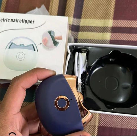 Smart Nail Polisher Electric Automatic Nail Clipper Mini Portable Finger Nail Tools for Kids Baby - Oshi.pk - Buy & Sell Online
