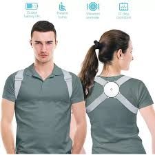 Smart Sensor Corrector High Quality Vibrational Posture Corrector Belt USB Rechargeable and Adjustable Kyphosis Correction Electric Back Brace - Oshi.pk - Buy & Sell Online