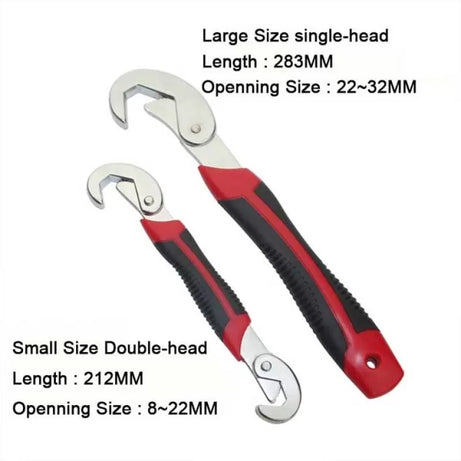 Snap & Grip High Quality Universal Socket Adjustable wrench Open end wrench 2 PCS snap n grip tool Spanner F14 - Oshi.pk - Buy & Sell Online