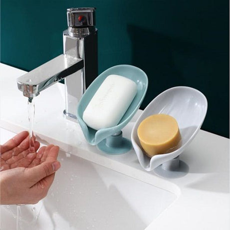 soap Box Self-Standing Suction Cup Draining Bathroom Soap Storage