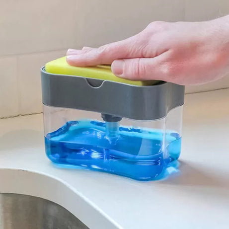 Soap Pump Dispenser and Sponge Holder - Oshi.pk - Buy & Sell Online