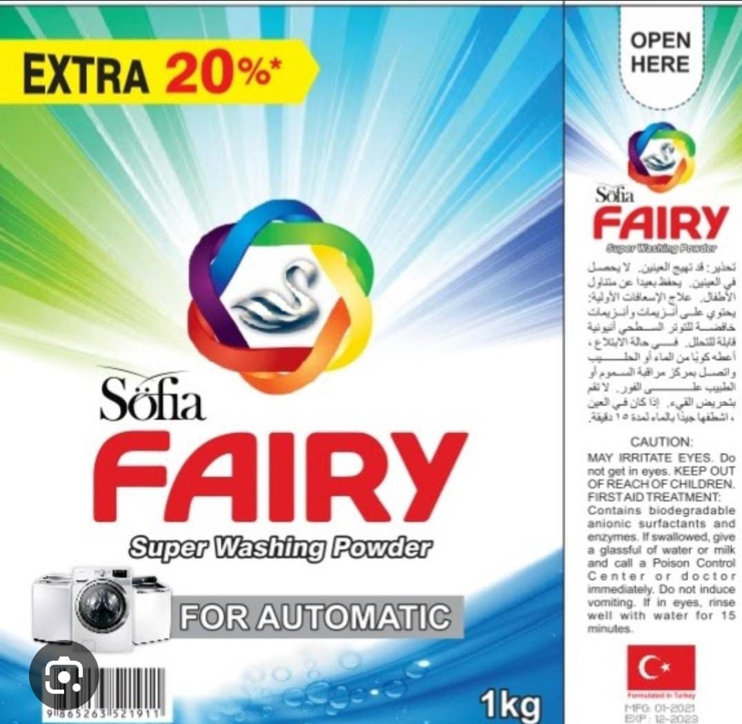 Sofia Fairy imported washing powder 1kg poly bag - Oshi.pk - Buy & Sell Online