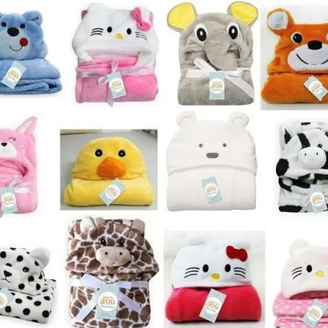 Soft Animal Hooded Baby Blanket All Design Available - Oshi.pk - Buy & Sell Online