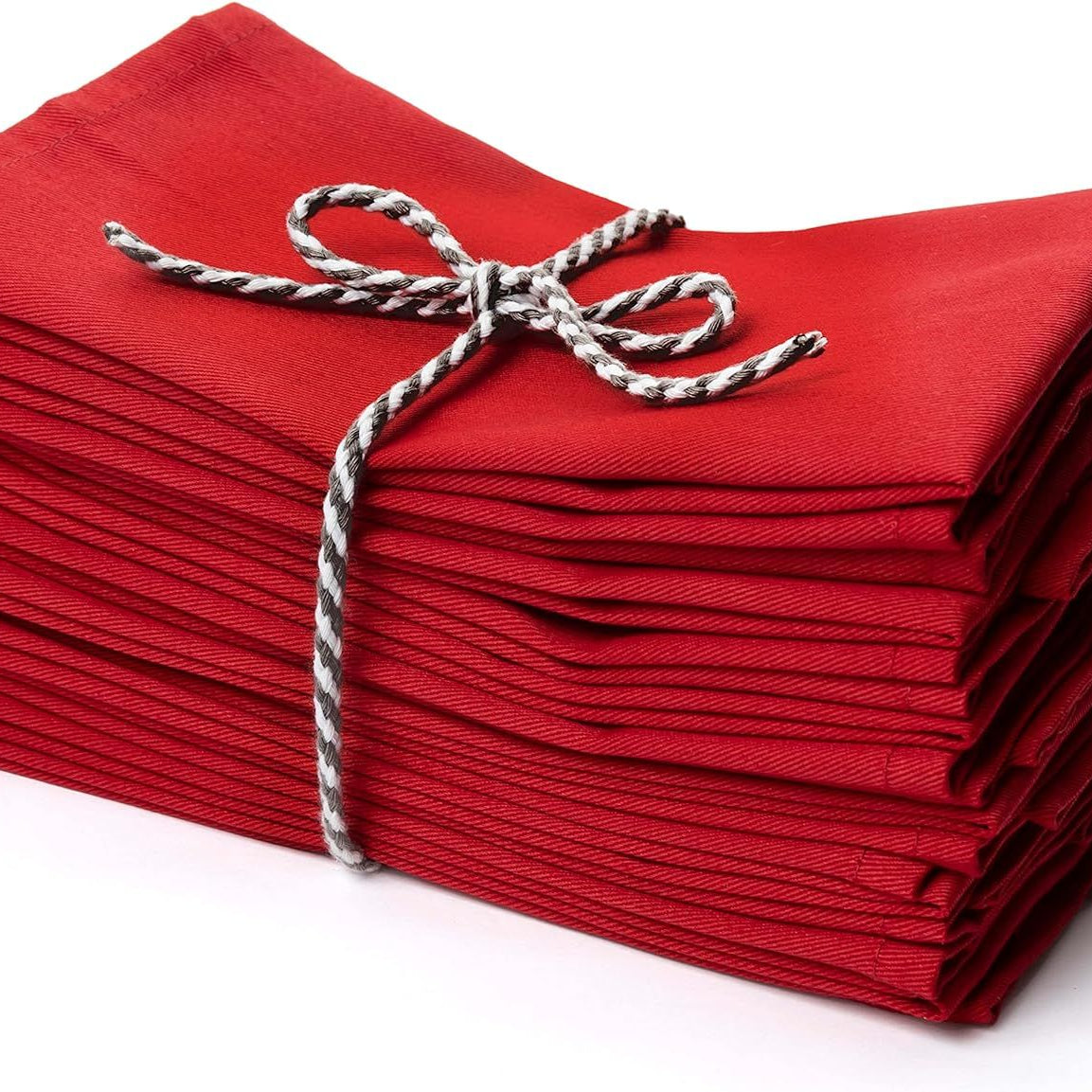 Soft Durable Pure Cotton Dinner Napkin Dining Table Napkins Multipurpose Rumal 18 by 18 Inch Pack of 12 - Oshi.pk - Buy & Sell Online