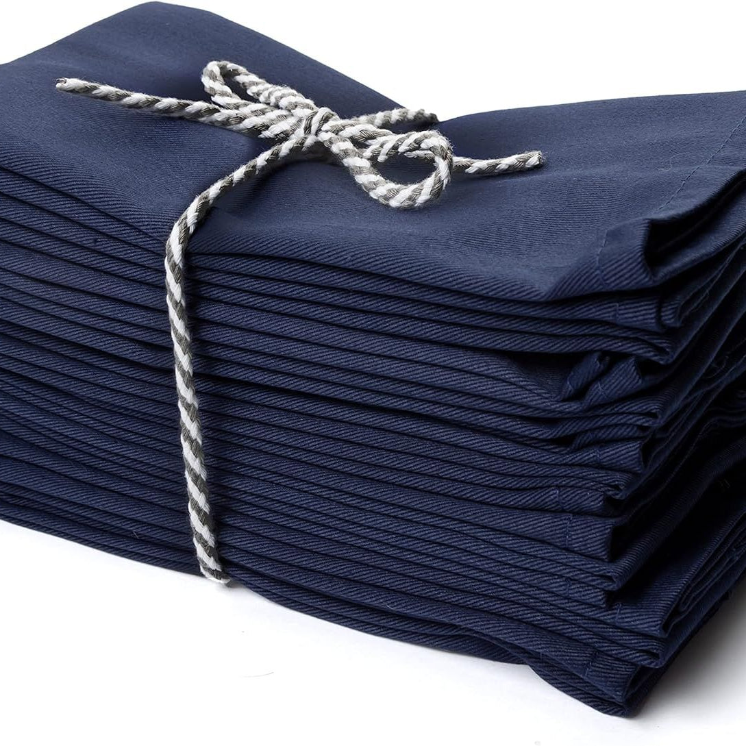 Soft Durable Pure Cotton Dinner Napkin Dining Table Napkins Multipurpose Rumal 18 by 18 Inch Pack of 12 - Oshi.pk - Buy & Sell Online