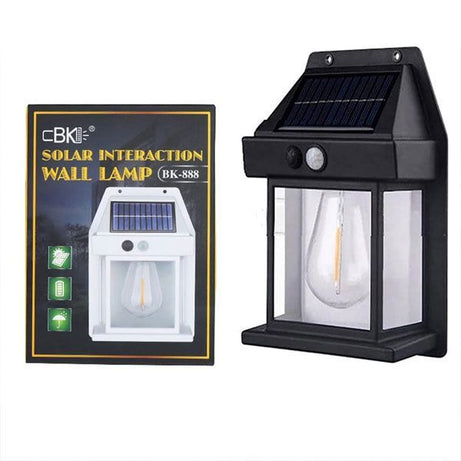 Solar Sensor Ligh Solar Tungsten Filament Lamp Outdoor Waterproof Intelligent Induction Wall Lamp - Oshi.pk - Buy & Sell Online