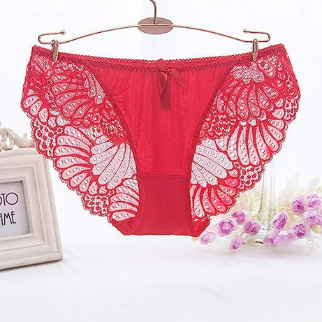 Women Ladies Seamless Hipster Panties Womens Lace Briefs Breathable Soft Stretch Thong Lingerie - Oshi.pk - Buy & Sell Online