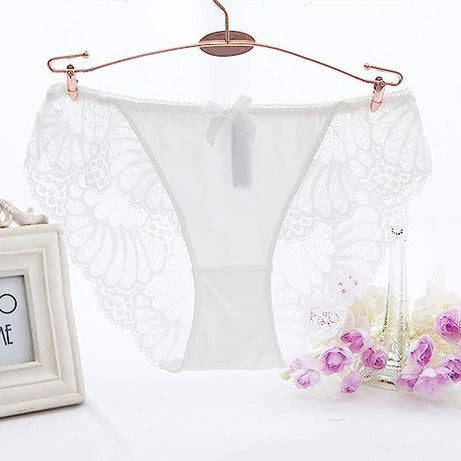 Women Ladies Seamless Hipster Panties Womens Lace Briefs Breathable Soft Stretch Thong Lingerie - Oshi.pk - Buy & Sell Online