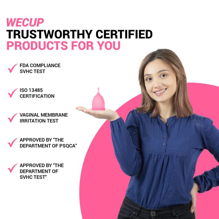 Medicated FDA Approved Silicon Menstrual Cup - 1 Piece - Oshi.pk - Buy & Sell Online