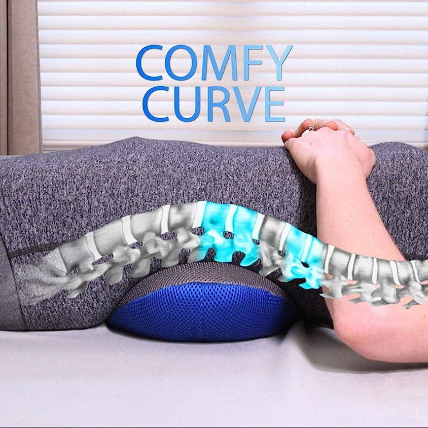 Spark Innovators Comfy Curve - Lumbar Back Support Pillow - Ergonomically Designed - Oshi.pk - Buy & Sell Online