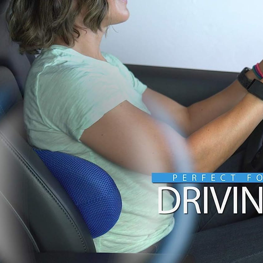 Spark Innovators Comfy Curve - Lumbar Back Support Pillow - Ergonomically Designed - Oshi.pk - Buy & Sell Online