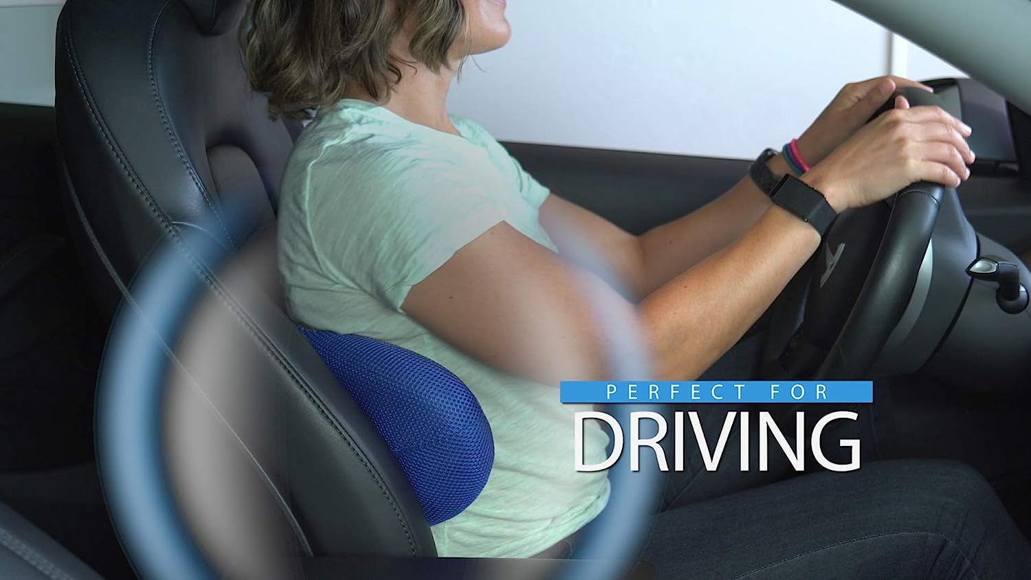 Spark Innovators Comfy Curve - Lumbar Back Support Pillow - Ergonomically Designed - Oshi.pk - Buy & Sell Online