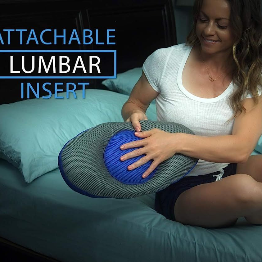 Spark Innovators Comfy Curve - Lumbar Back Support Pillow - Ergonomically Designed - Oshi.pk - Buy & Sell Online