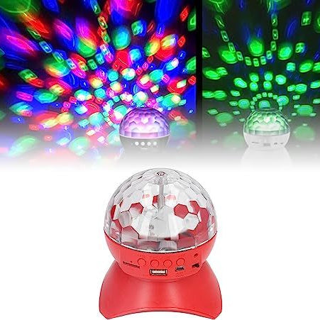 Speaker Disco Ball, Mobile Mini RGB Disco Ball Rotating Light Clear Sound USB Charging Colorful for KTV - Oshi.pk - Buy & Sell Online