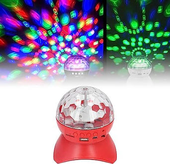 Speaker Disco Ball, Mobile Mini RGB Disco Ball Rotating Light Clear Sound USB Charging Colorful for KTV - Oshi.pk - Buy & Sell Online