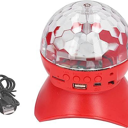 Speaker Disco Ball, Mobile Mini RGB Disco Ball Rotating Light Clear Sound USB Charging Colorful for KTV - Oshi.pk - Buy & Sell Online