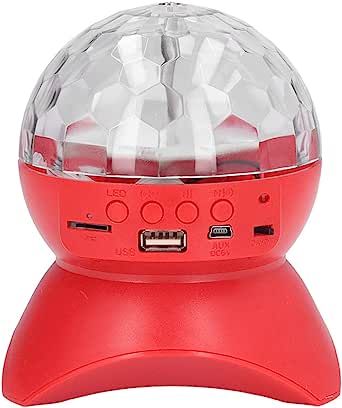 Speaker Disco Ball, Mobile Mini RGB Disco Ball Rotating Light Clear Sound USB Charging Colorful for KTV - Oshi.pk - Buy & Sell Online
