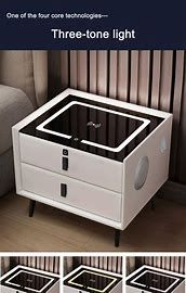 SPECIAL ROOM SIDE TABLE WITH BLUETOOTH SPEAKER , CHARGING SLOT , WIRELESS CHARGING AND MUCH MORE - Oshi.pk - Buy & Sell Online