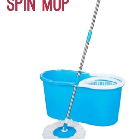 Spin Mop - Easy Spin Magical Mop Set 360 Degree Microfiber Mop Head Home Clean Tools Microfiber