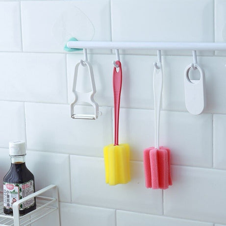 Sponge Cup Brush Scrubber Washing Cleaning Glass Milk Bottle Brush Home Kitchen Accessories - Oshi.pk - Buy & Sell Online