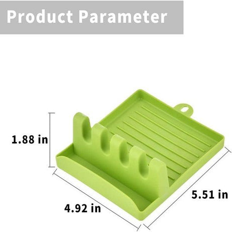 Spoon Rest with Lid Holder