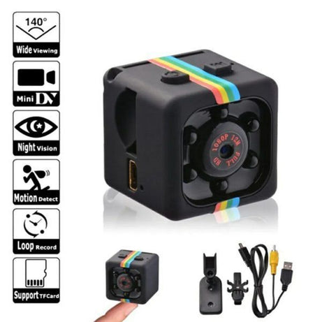 Sq11 Mini Camera Hd 1080p Sensor Night Vision Camcorder Motion Dvr Micro Camera Sport Dv Video Small Camera - Oshi.pk - Buy & Sell Online