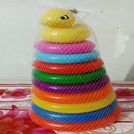 Stack Ring Tower - Light Plastic - Multicolor - Oshi.pk - Buy & Sell Online