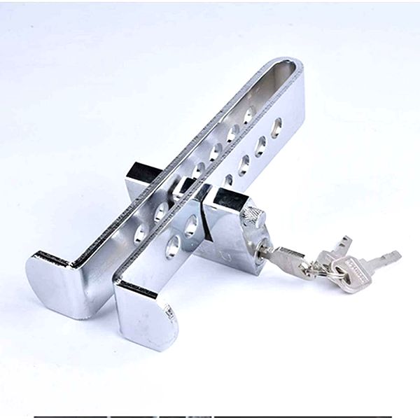 Stainless Steel 7 Holes Brake Clutch Pedal Lock Vehicle