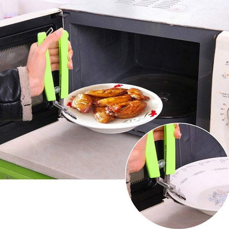 Stainless Steel Anti Hot Pot Pan Plate Bowl Gripper Clip - Oshi.pk - Buy & Sell Online