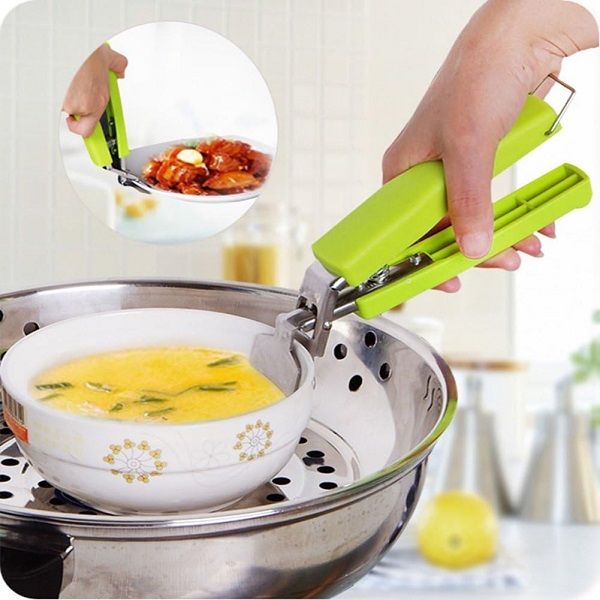 Stainless Steel Anti Hot Pot Pan Plate Bowl Gripper Clip - Oshi.pk - Buy & Sell Online