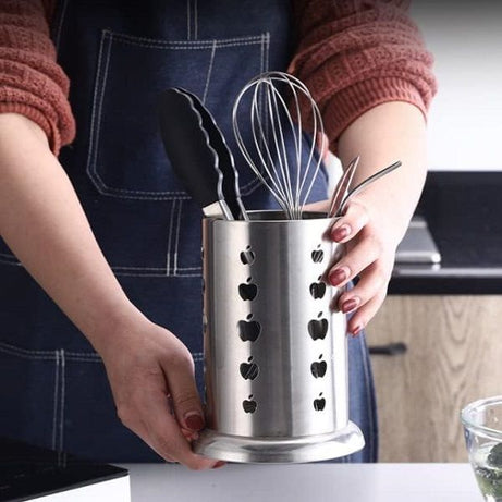 Stainless Steel Apple Holder Draining Organizer Spoon Drying Rack - Oshi.pk - Buy & Sell Online