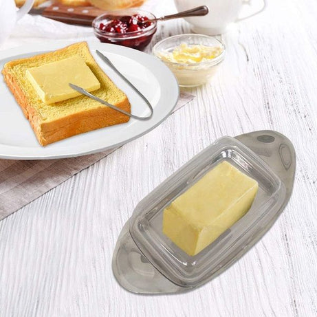 Stainless Steel Butter Dish with Cover & Butter Tong - Oshi.pk - Buy & Sell Online